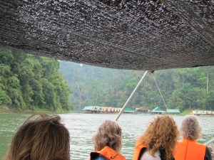 Our home for the next 8 days comes into view