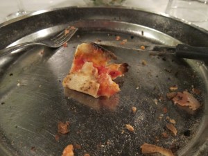 Oh the last bite... It's bittersweet. I'm stuffed so I'm happy it's the last bite - but it's so good....I just want to keep tasting it...