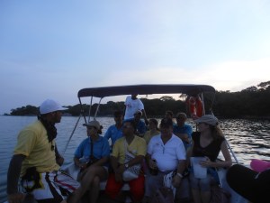 The sun was starting to go down - providing an even more glorious backdrop for the evening boat ride.