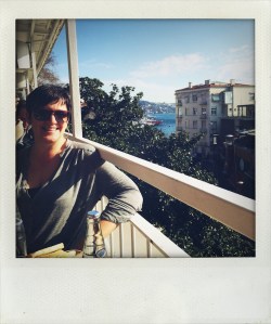 And last but not least, that's a very happy, rejuvenated, grounded and soul satisfied moi enjoying Kahvaltı (classic Turkish breakfast), sunshine and a beautiful view before heading to the airport.