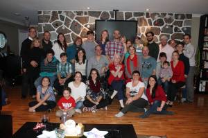 Christmas 2013. Thank you for creating such an amazing family. Hard to believe there are 5 grandchildren and 1 child missing from this photo...