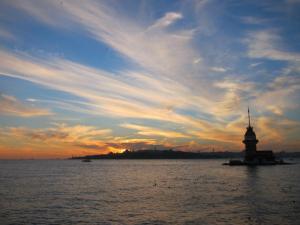 Sunset over the Maiden's Tower