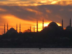 Sunset over Sultanahmet