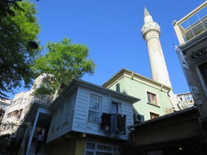 Beautiful old mosque across from one of my favourite cafés - Café Cuma.