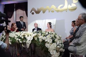 Tuty asked me to be her witness - which I was more than happy to do. I had no idea it meant that I would be at the front of the hall during the entire ceremony (which luckily is much shorter than a Catholic wedding). I'm used to the witnesses going up when it is time to sign, and only then. Here I also had to respond to a question (I'm assuming it was whether or not I would support them in their life together). Luckily I know how to say yes in Turkish, so "evet" it was!