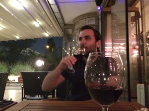 Red, red wine...and another delicious dinner. I seriously need to stop drinking and eating like this.