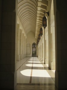 Sultan Qaboos Grand Mosque - detail.