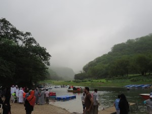 Salalah - Wadi Darbat. Gives you a good idea of what it is like here this time of year - lots of moisture in the air, clouds, and oh so green. Hard to believe that on the other side of the mountains lies a desert.
