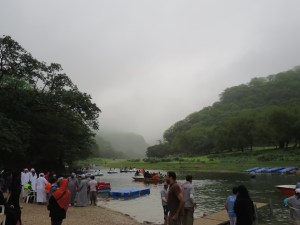Salalah - Wadi Darbat. Gives you a good idea of what it is like here this time of year - lots of moisture in the air, clouds, and oh so green. Hard to believe that on the other side of the mountains lies a desert.
