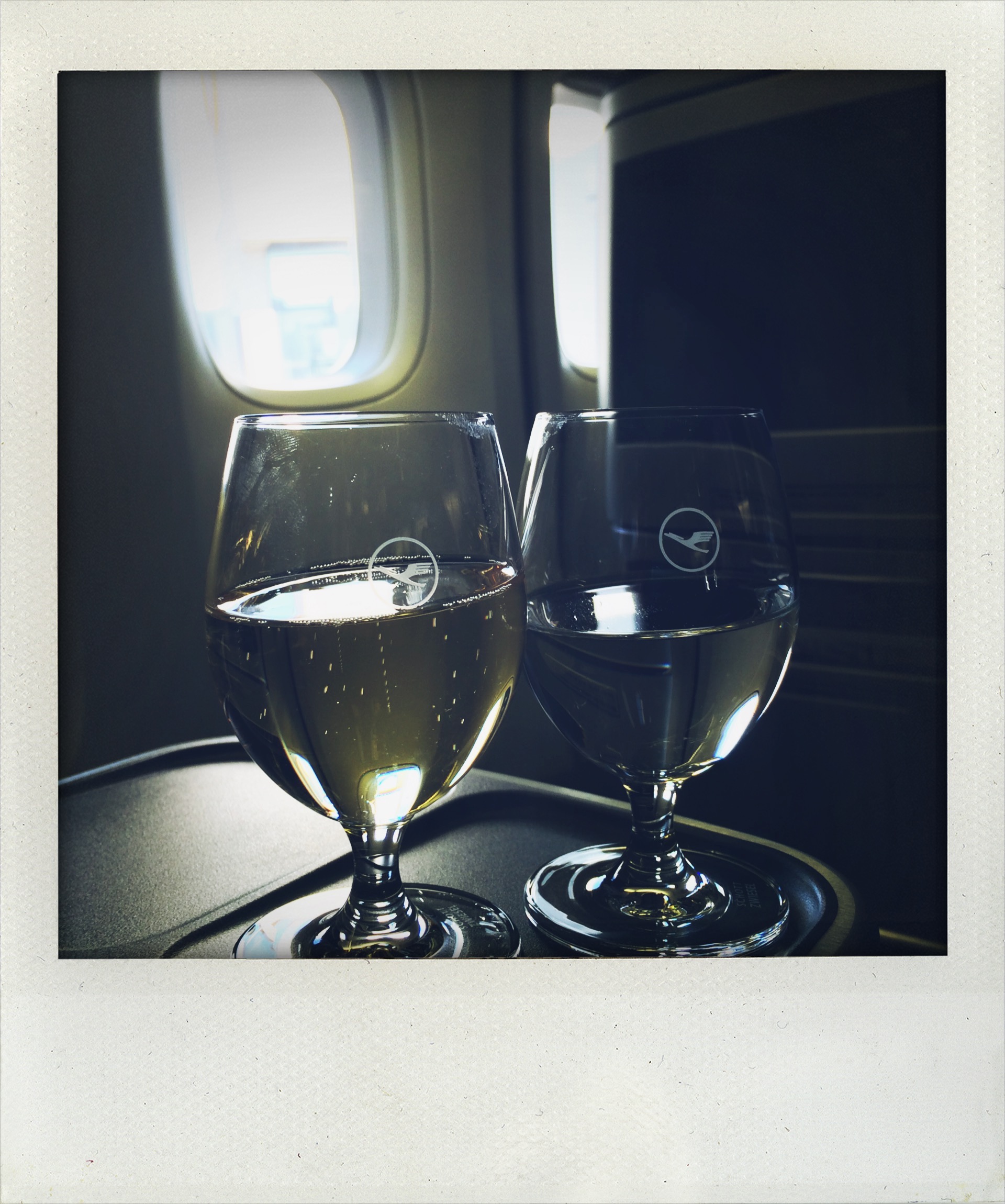 Lufthansa champers