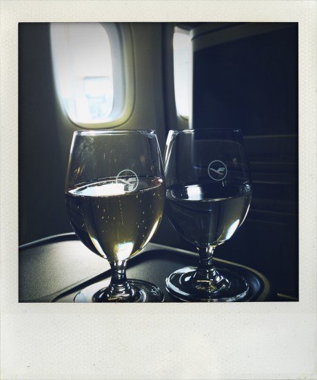 Lufthansa champers