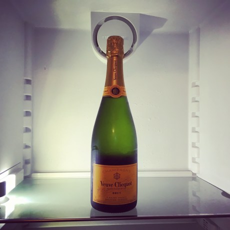 Veuve in the fridge